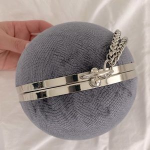 Circle evening bag